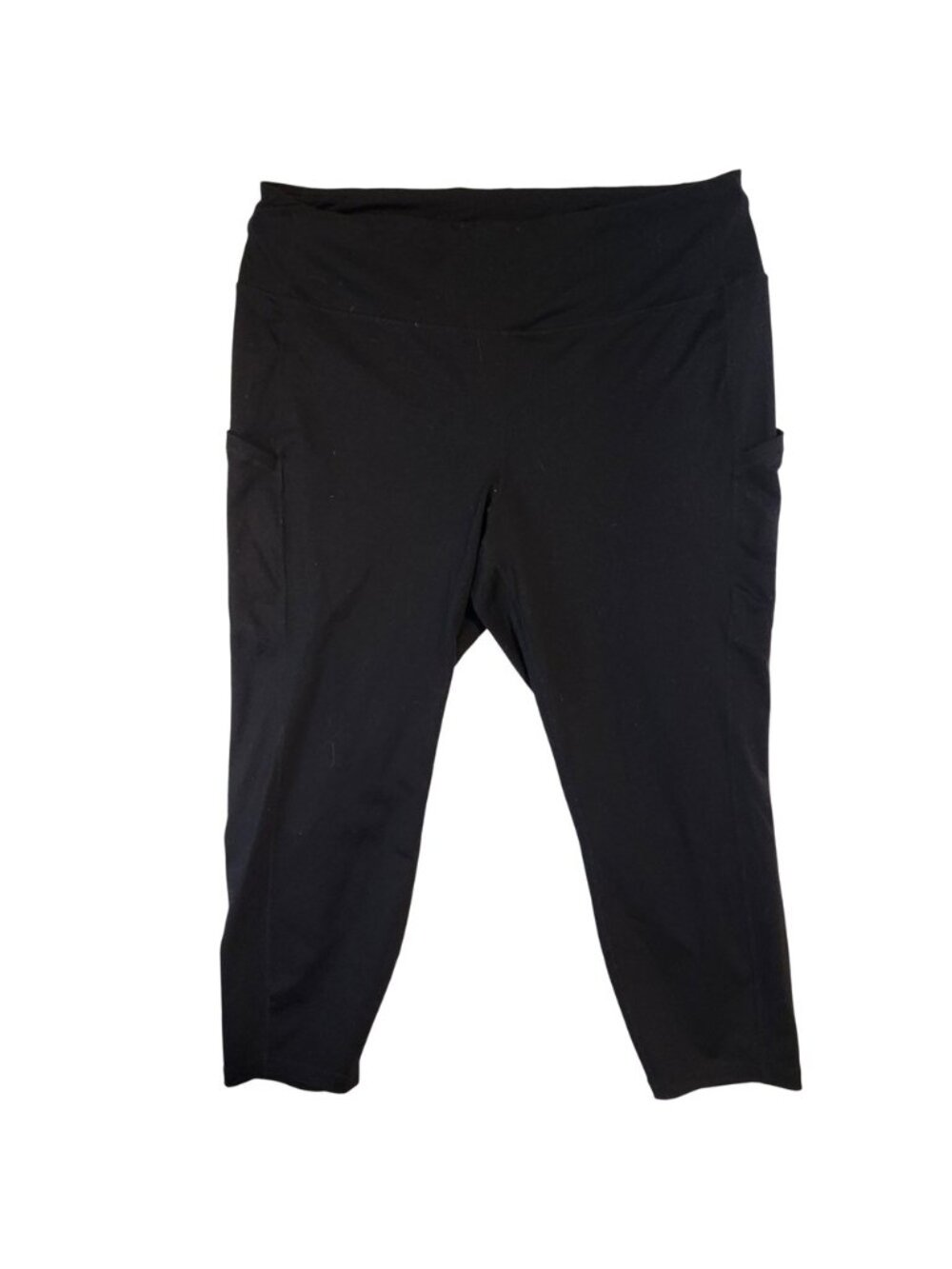 Torrid Active Womens Plus Size 3 Black Cropped Leggings with Pockets